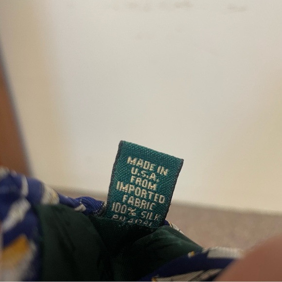 Vintage Lauren Ralph Lauren Men’s Necktie 100% Silk Made In USA Boats Nautical - Picture 6 of 6